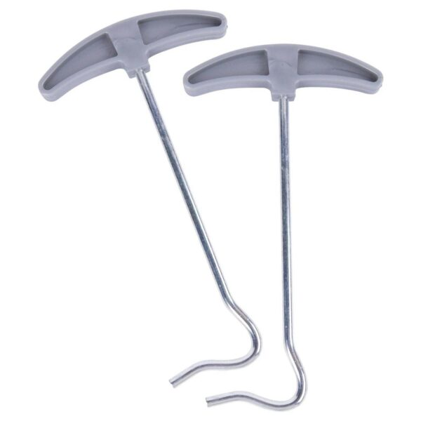 2x Grey 24cm Tent Pe 09d22be4d0220ff860073ea44f506f38