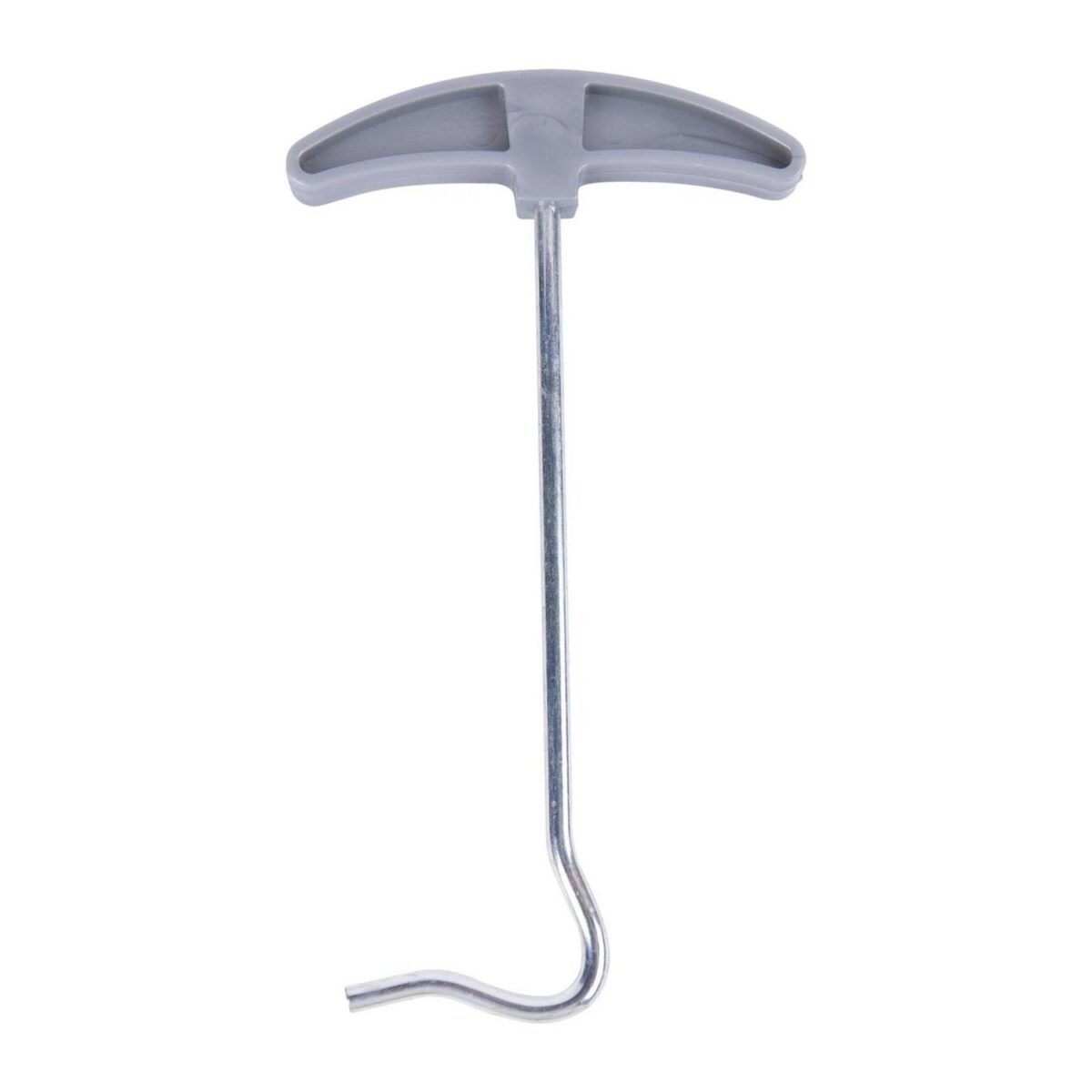 2x Grey 24cm Tent Peg Extractor Camping Awning Gazebo Ground Stakes Hooks - Image 2