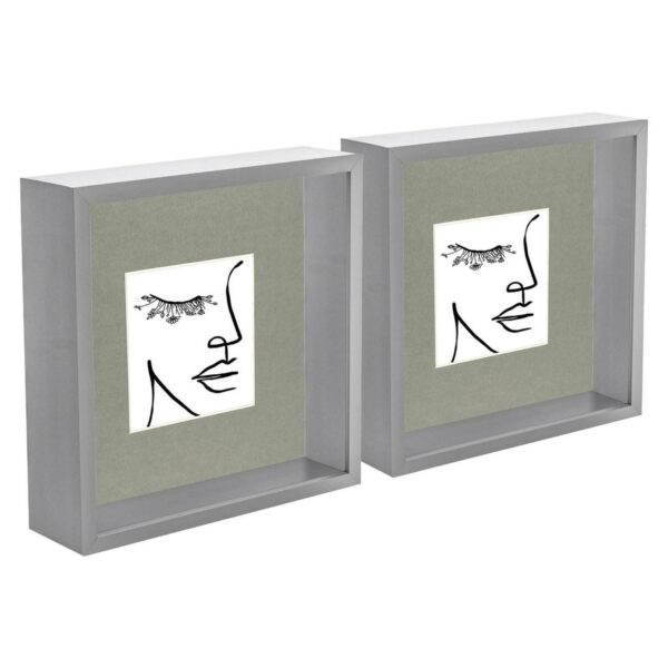2x Grey 8 x 8 Acryli 762b61972826aa089e261d2594feb35f