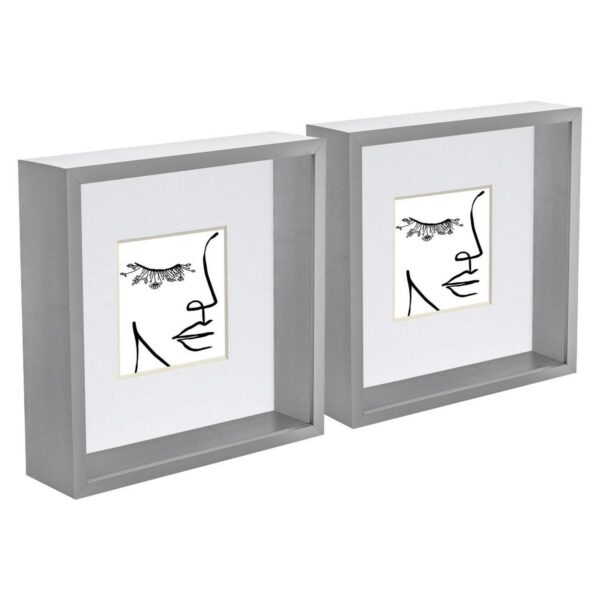 2x Grey 8 x 8 Acryli e6a130a6db3b13b8b3865643e7f1003a