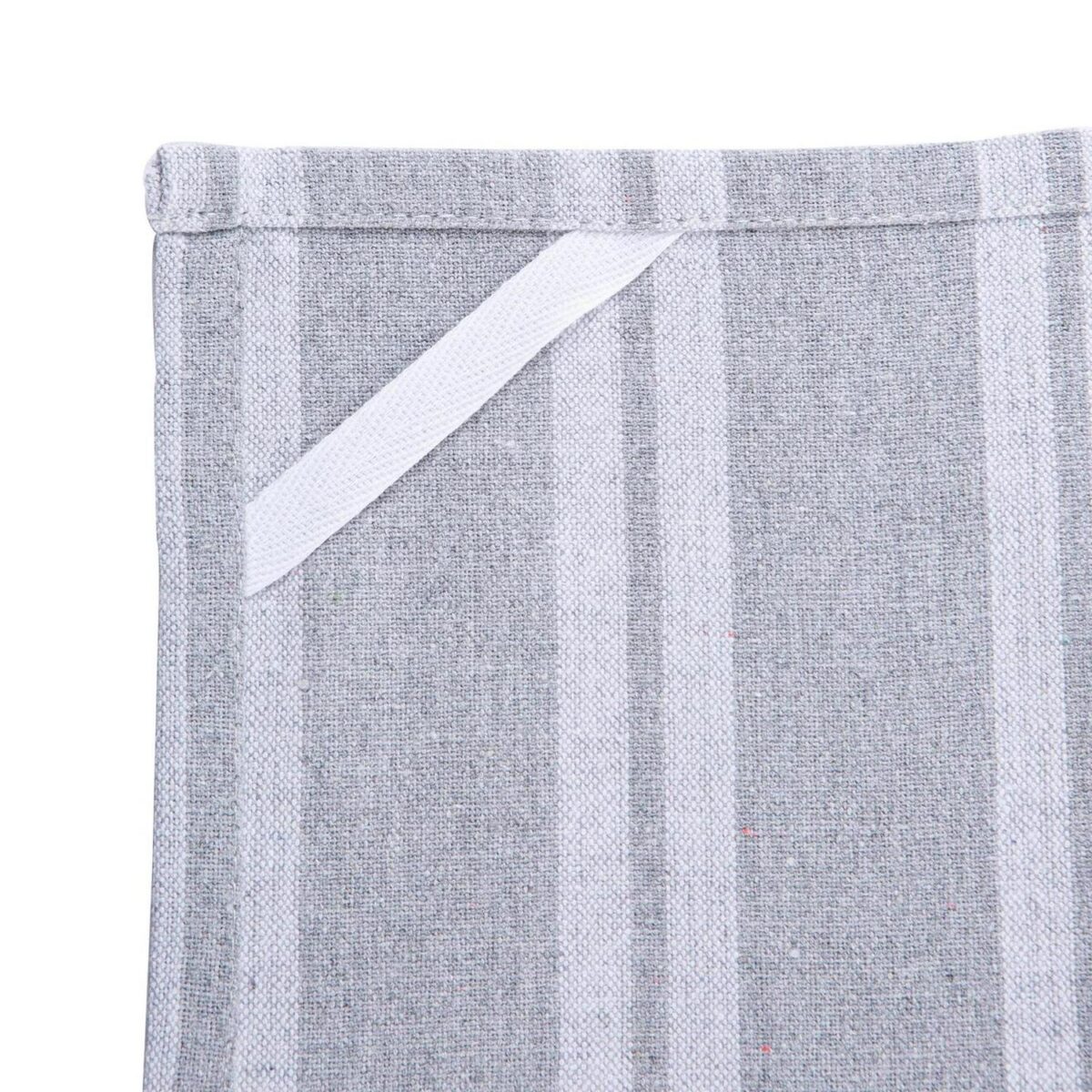 2x Grey Stripe 60cm x 40cm Cotton Tea Towels Kitchen Dish Towels Cloths - Image 4