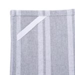 2x Grey Stripe 60cm x 40cm Cotton Tea Towels Kitchen Dish Towels Cloths - Image 4