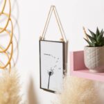 2x Hanging Metal Photo Frames Vintage Floating Picture Display 5 x 7 Black - Image 6