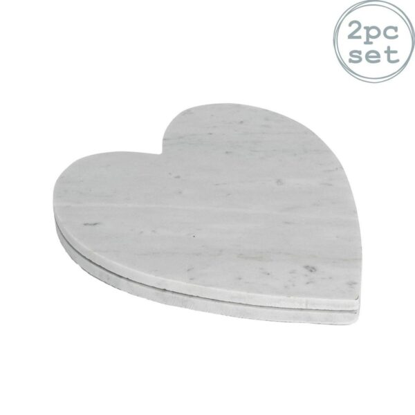 2x Heart Marble Serv 30be6870cbee61e9c7185b8902a8d58c