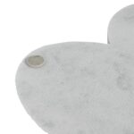 2x Heart Marble Serving Platters Rustic Dining Table Setting 23 x 27cm Grey - Image 5