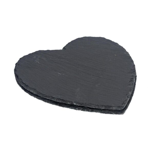 2x Heart Slate Place 314114a9d9bcdd40c72533dee13add53