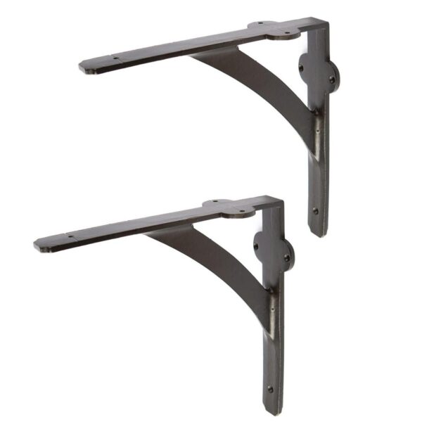 2x Iron Shelf Bracke cf7be89547b23d8648e9100a5f39246f