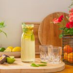 2x LAV Grey Lid 700ml Fonte Glass Carafes Clear Water Wine Decanter Bottle Set - Image 6