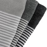 2x Light Grey Pinstripe 70cm x 50cm Cotton Tea Towels Kitchen Dish Towels Cloths - Image 4