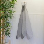 2x Light Grey Pinstripe 70cm x 50cm Cotton Tea Towels Kitchen Dish Towels Cloths - Image 6