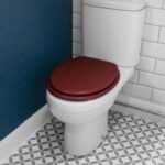 2x Mahogany Soft Close Wooden Toilet Seats - Oval Shape Bathroom WC Top Fittings - Image 6