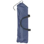 2x Matt Black/Navy Folding Beach Loungers Outdoor Garden Camping Sun Chair - Image 5