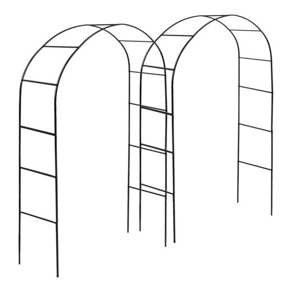 2x Metal Garden Arbo 6e05da061f3c71920aa60653806751b8