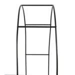 2x Metal Garden Arbour Arches 2.4M x 1.4M Black Climbing Plant Archway Frame - Image 6