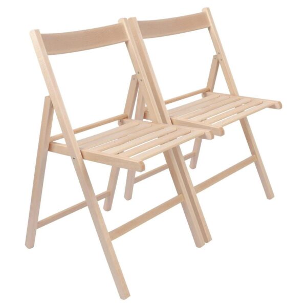 2x Natural Wooden Fo 3daa2ad49ae4ebee0076adc31c9547a9