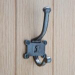 2x Number 1 Double Wall Hook Cast Iron Antique Vintage Style W50mm x H115mm Raw - Image 7