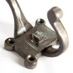 2x Number 1 Double Wall Hook Cast Iron Antique Vintage Style W50mm x H115mm Raw - Image 2