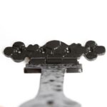 2x Ornate T-Hinge Cast Iron Antique Interior Exterior Hinges W310mm Black - Image 2