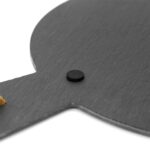 2x Round Slate Serving Paddles Rustic Dining Table Place Setting 34cm Grey - Image 5