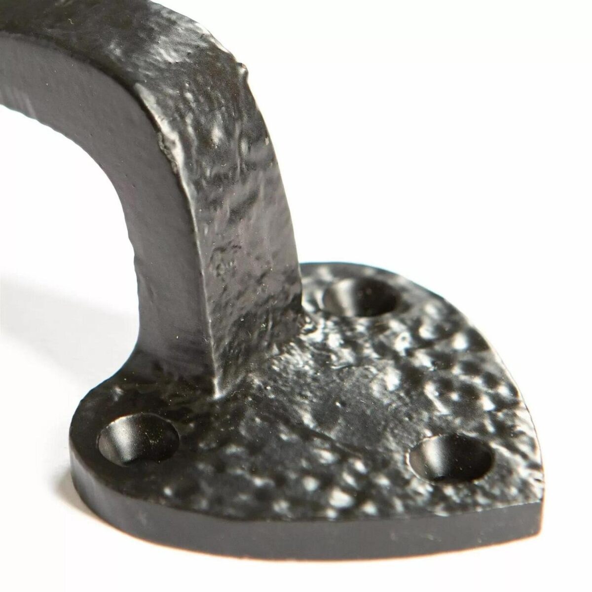 2x Rustic Arrowhead Door Handle Cast Iron Antique Cupboard Pull H155mm Black - Image 3