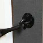 2x Rustic Cabin Hook and Eye Cast Iron Shed Door Gate Latch Lock W125mm Black - Image 7