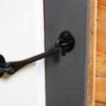 2x Rustic Cabin Hook and Eye Cast Iron Shed Door Gate Latch Lock W225mm Black - Image 7