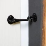 2x Rustic Cabin Hook and Eye Cast Iron Shed Door Gate Latch Lock W125mm Black - Image 6