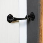 2x Rustic Cabin Hook and Eye Cast Iron Shed Door Gate Latch Lock W125mm Black - Image 6