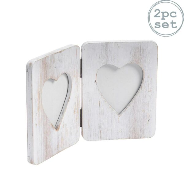 2x Rustic Hearts Fol 8b964ed5f40e8a200e1d198dbea71878