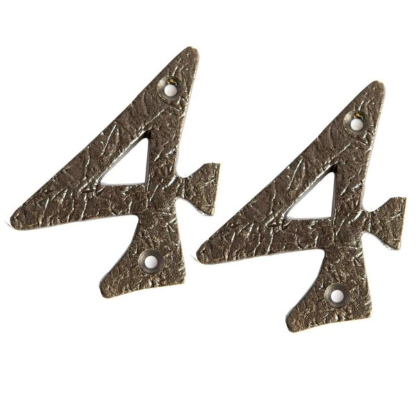 2x Rustic Iron Numer 5ef062ffcf197ca3e8234c11f86359f1