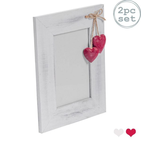 2x Rustic Red Hearts d310730fa81a4b1f9a7bfdd2e077e290