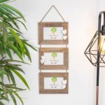 2x Rustic White Hearts Hanging 3 Photo Frames Picture Display 6 x 4 Natural - Image 6