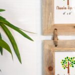 2x Rustic Wooden Hanging 3 Photo Frames Driftwood Picture Display 4 x 6 Natural - Image 7