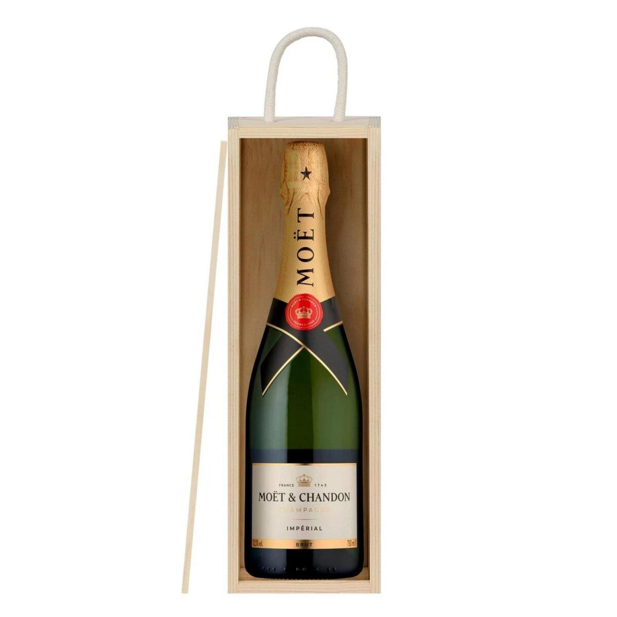 2x Single Bottle Wooden Champagne Wine Boxes Natural Gift Home Storage Crate - Image 7