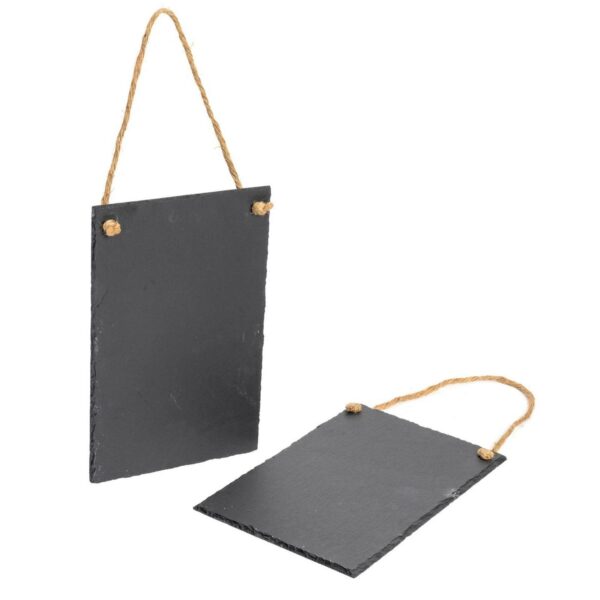 2x Slate Hanging Not c49a1f4486ea60729b3ec10e9211a475