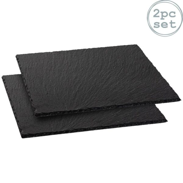 2x Square Slate Serv fdaaabd430715e3c6e923448e94f3520