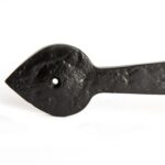2x Traditional T-Hinge Cast Iron Antique Interior Exterior Hinges W405mm Black - Image 3