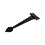 2x Traditional T-Hinge Cast Iron Antique Cupboard Door Hinges W290mm Black - Image 4