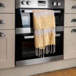 2x Turkish Cotton Hand Towels Lightweight Beach Peshtemal 100 x 60cm Yellow - Image 6