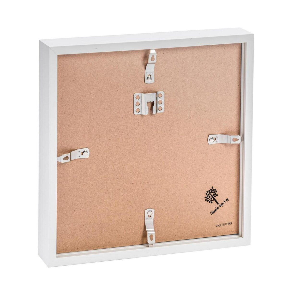 2x White 10  x 10  3D Box Photo Frames Grey 6  x 6  Mount Craft Shadow Picture - Image 5