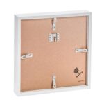 2x White 10 x 10 3D Box Photo Frames Grey 6 x 6 Mount Craft Shadow Picture - Image 5