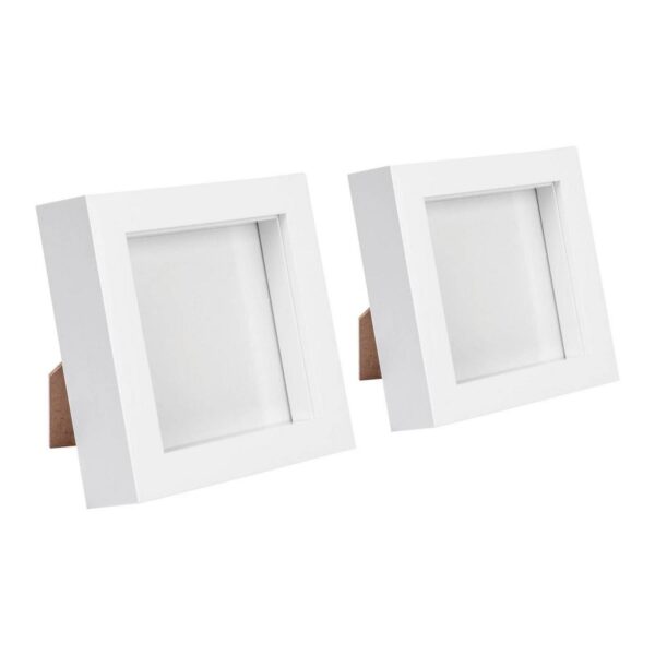 2x White 4 x 4 3D Bo 24c766b0f0eb6c9649a01c893a4781f0
