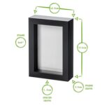 2x White 4 x 6 3D Box Photo Frames Standing Hanging Craft Shadow Picture - Image 4