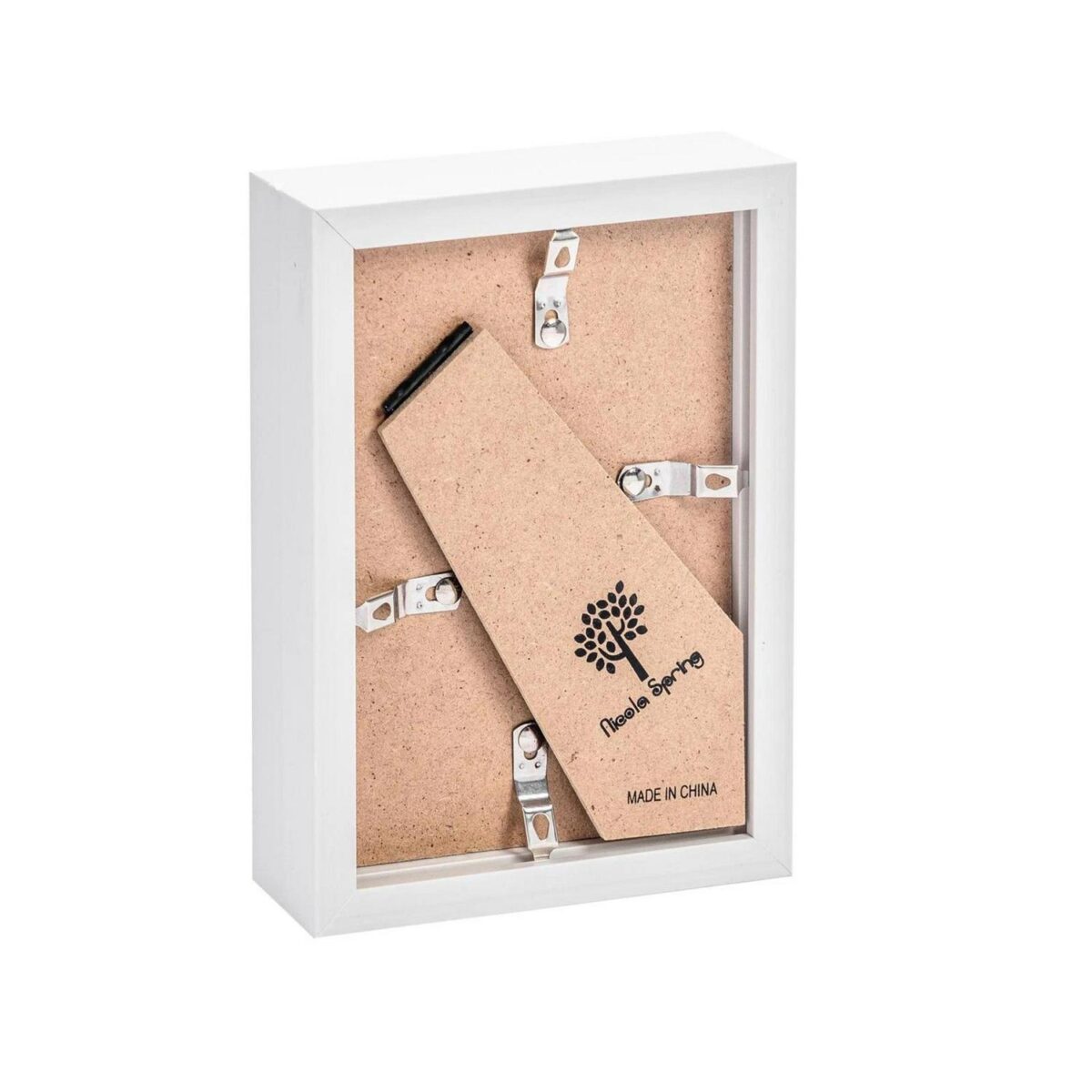 2x White 4  x 6  3D Box Photo Frames Standing Hanging Craft Shadow Picture - Image 5