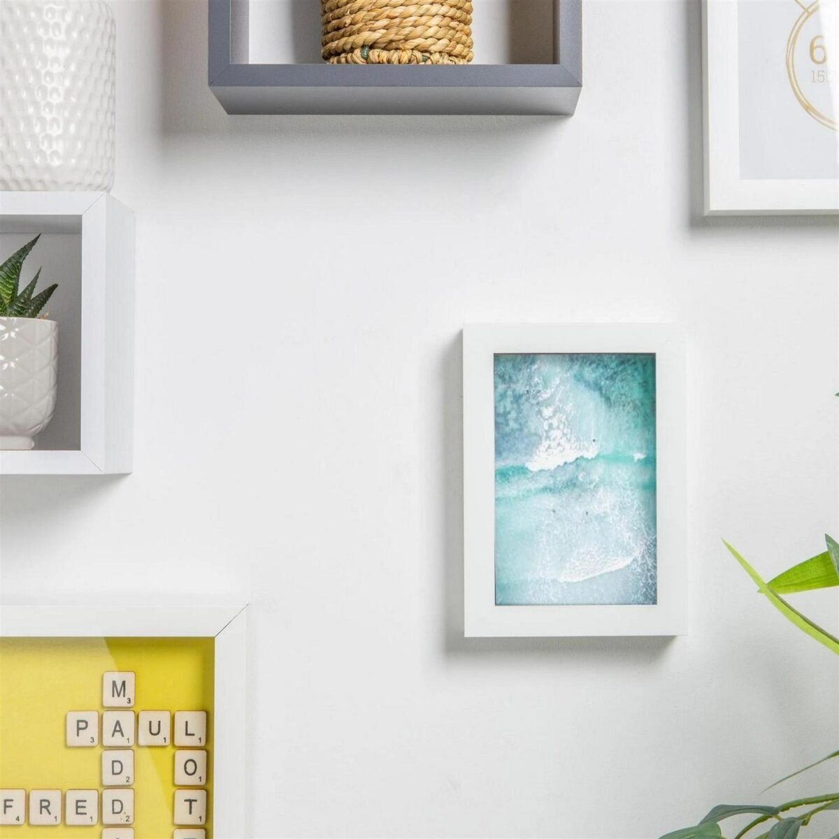 2x White 4  x 6  3D Box Photo Frames Standing Hanging Craft Shadow Picture - Image 6