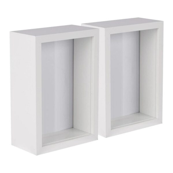 2x White 4 x 6 3D De 4d26629d1bedf52e66efe14631dfe78d