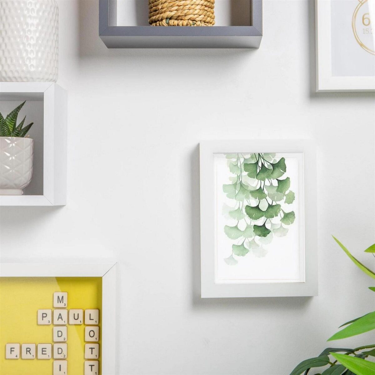 2x White 5  x 7  3D Box Photo Frames Standing Hanging Craft Shadow Picture - Image 6