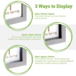 2x White 5 x 7 3D Box Photo Frames Standing Hanging Craft Shadow Picture - Image 3