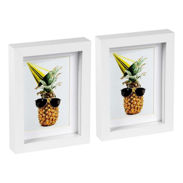 2x White 5 x 7 3D Bo ee0eaf9f9c690a62d1314fc92c53ecd5