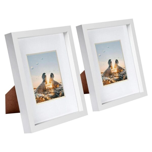 2x White 8 x 10 3D B 1ace282d81da1837bd0a8deb6934fec9